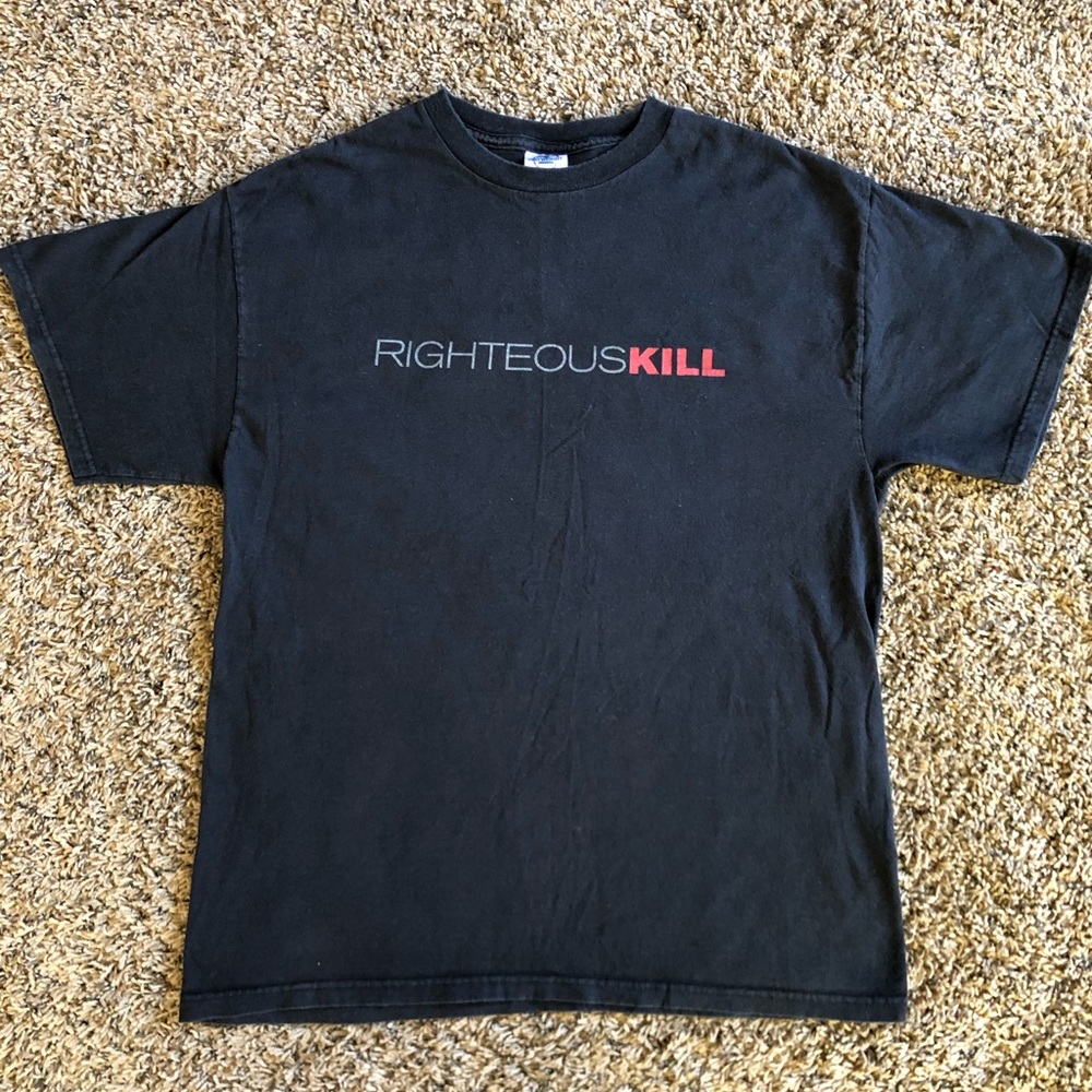 2008 Righteous Kill Movie Promo T Shirt Mens Large